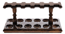 Teak 12 Pipe Rack - Click for details