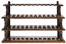 Teak 36 Pipe Rack - Click for details