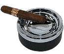Push Top Cigar Ashtray - Click for details