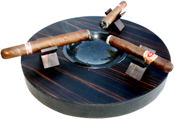 Brizard Round Deck Ashtray - Click for details