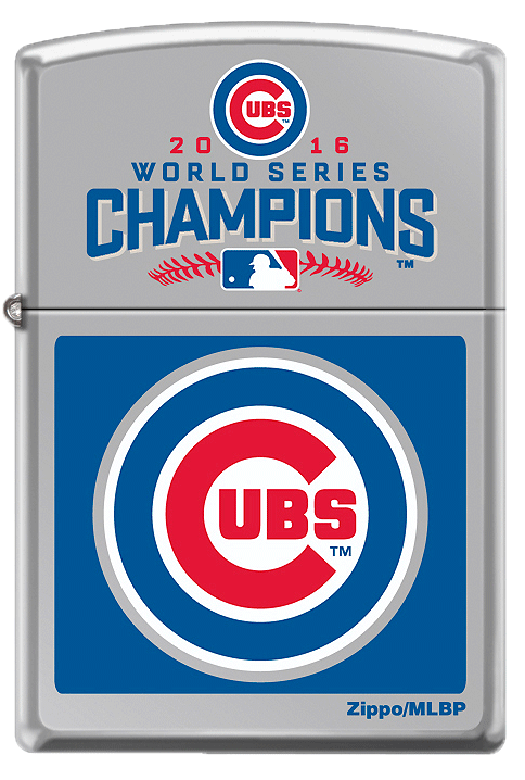 Chicago Cubs World Series Champions Zippo