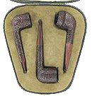 Dunhill Cumberland 3 Pipe Set - Click for details