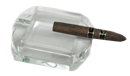 Hammer & Sickle Crystal Ashtray - Click for details