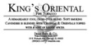 King's Oriental - Click for details