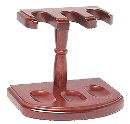 Walnut 3 Pipe Stand - Click for details
