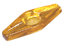 Amber Glass Ashtray - Click for details