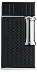 Colibri Julius Cigar Lighter Black / Chrome - Click for details