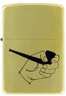 Pipe in Hand Pipe Lighter Zippo - Click for details