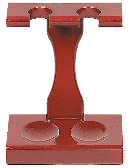 Mahogany 2 Pipe Rack - Click for details