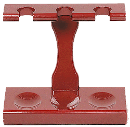 Mahogany 3 Pipe Rack - Click for details