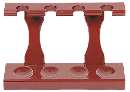 Mahogany 4 Pipe Rack - Click for details