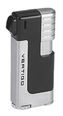 Vertigo Governor Black / Silver Pipe Lighter - Click for details