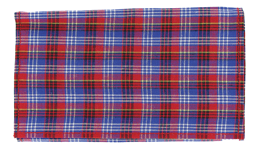 Plaid Roll Up Blue - Click for details