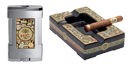 Xikar HC Lighter & Ashtray Set - Click for details