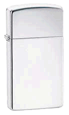 Slim High Polish Chrome Zippo