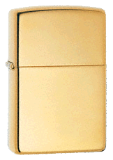 High Polish Brass Zippo - Click for details