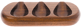 Walnut 3 Pipe Rest