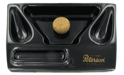 Peterson 2 Pipe Ashtray w/ Tool Tray