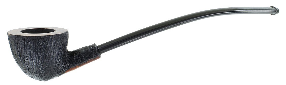 Aldo Velani Semi Churchwarden Carved Black