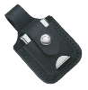 Zippo Black Lighter Pouch w/Notch - Click for details