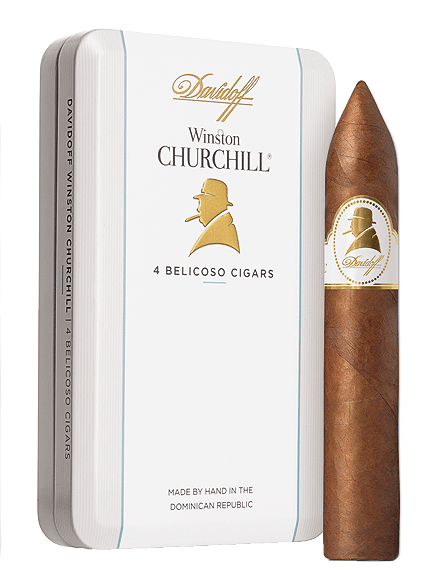 Winston Churchill Belicoso Tin of 4