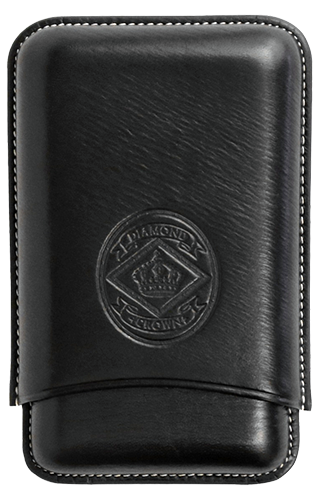 Diamond Crown Robusto Leather Case Black - Click for details