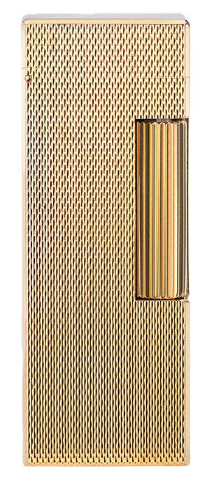 Dunhill Rollagas Gold Plate Barley Finish