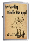 Iwan Ries Friendly Pipe Ad 1959 Zippo - Click for details
