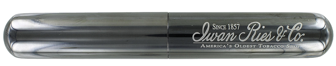 IRC Aluminum Single Cigar Tube Midnight Chrome