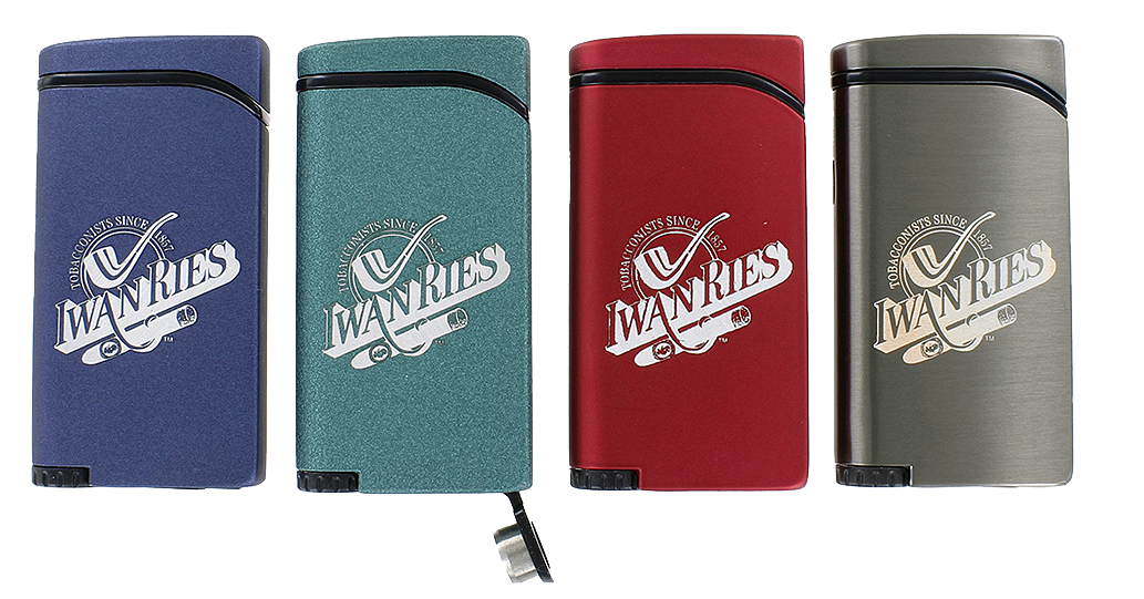 Iwan Ries Rhino Vista Dpuble Jet Lighter - Click for details