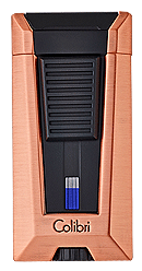 Colibri Stealth 3 Cigar Lighter Brushed Rose Gold - Click for details