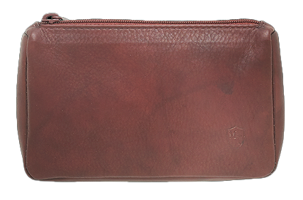 Mitchell Thomas Leather Zip Tobacco Pouch