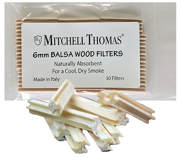 Mitchell Thomas 6mm Balsa Pipe Filters