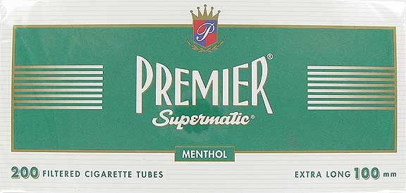 Premier 100 mm Menthol Filter Tubes