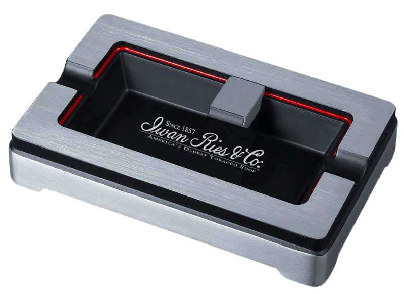 Iwan Ries Noir en Rouge Metal Ashtray