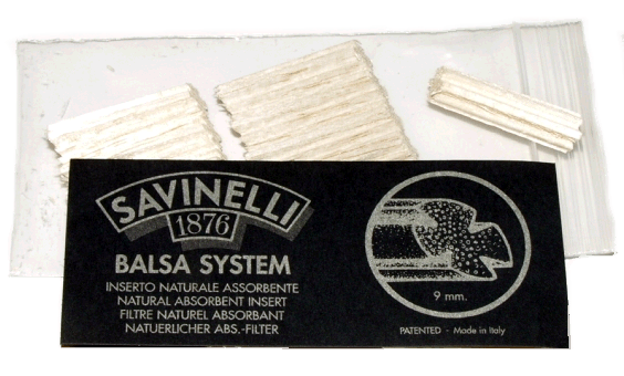 Savinelli 9mm Balsa Pipe Filters