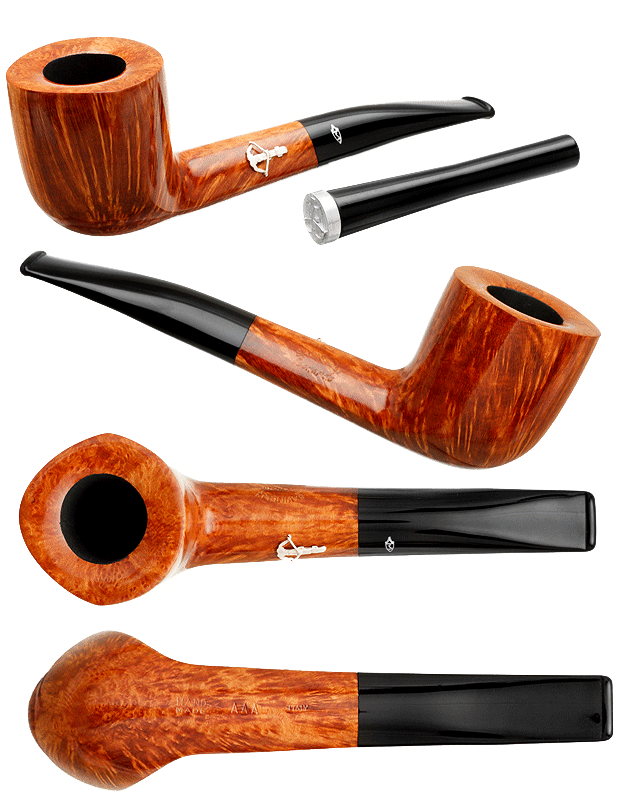 Savinelli Leonardo da Vinci 'Balestra' Smooth Natural 