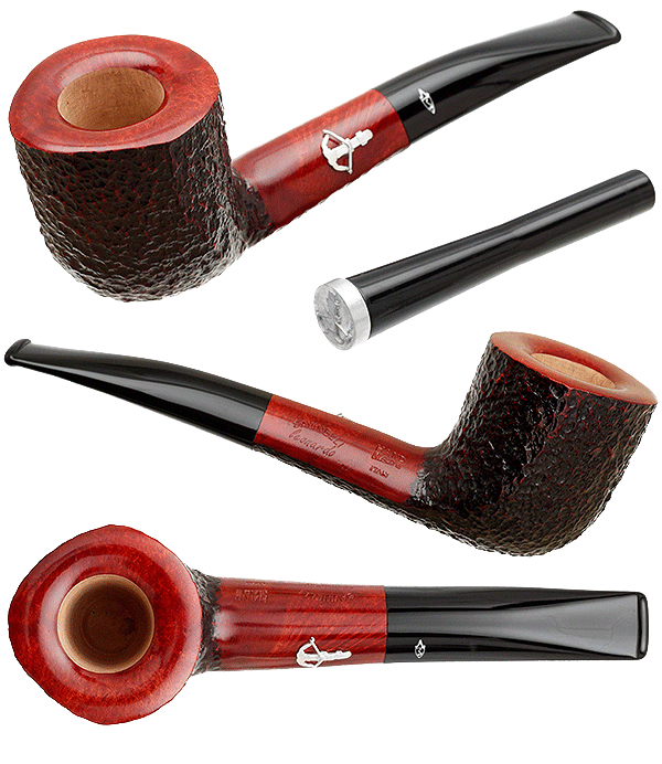 Savinelli Leonardo da Vinci 'Balestra' Sandblast