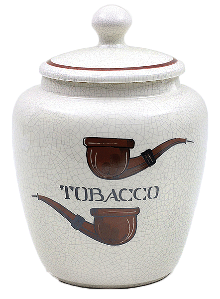 Savinelli Large Antique Ceramic Tobacco Jar