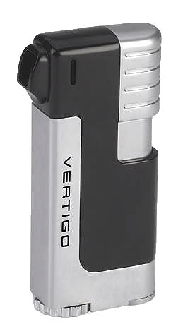 Vertigo Governor Black / Silver Pipe Lighter