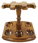 Teak 6 Pipe Rack - Click for details