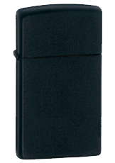 Slim Black Matte Zippo