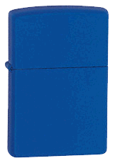 Royal Blue Matte Zippo