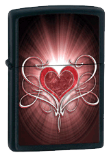 Heart Zippo