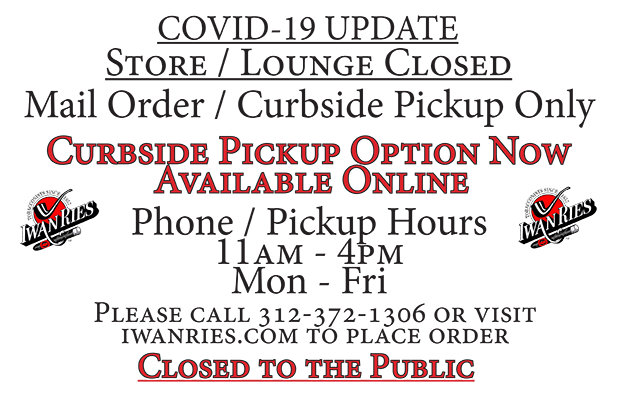 Store and Lounge Closed - Mail Order Only Store and Lounge Closed - Mail Order and Curbside Only