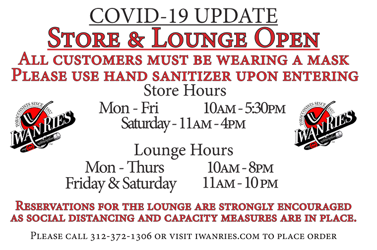 Store Opening and Lounge Opening and Curbside Available Store Opening and Lounge Opening and Curbside Available