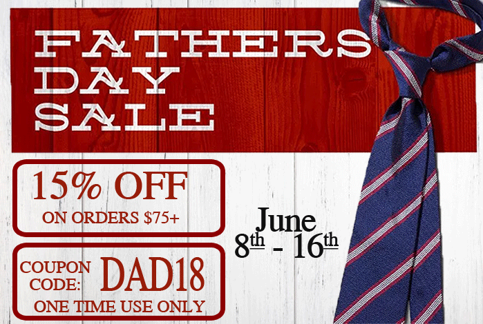 Fathers Day Sale 2019 - 15% OFF On Order Over $75