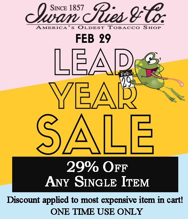Leap Year Sale 29 Percent Off Most Expensive Item in Cart One Time Use Only Leap Year Sale 29 Percent Off Most Expensive Item in Cart One Time Use Only