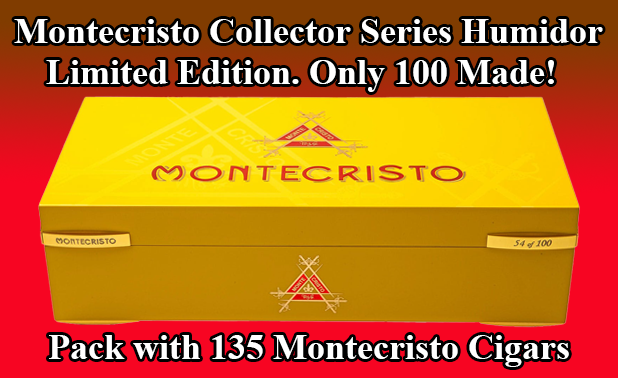 Montecristo Collector Series Humidors - Only 100 ever made